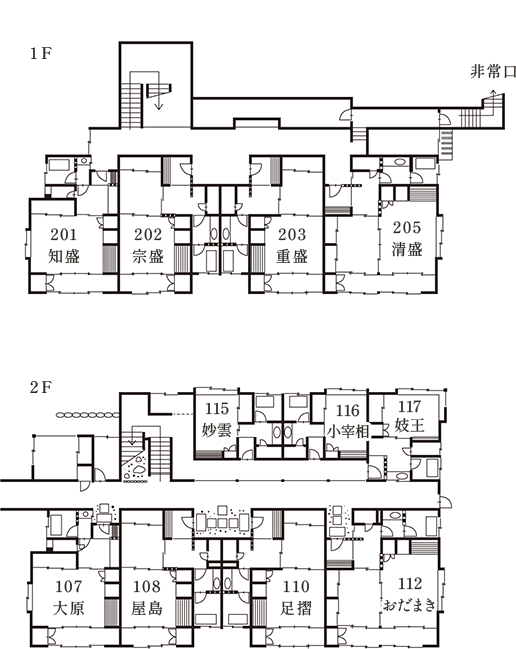 間取り図：叢林亭